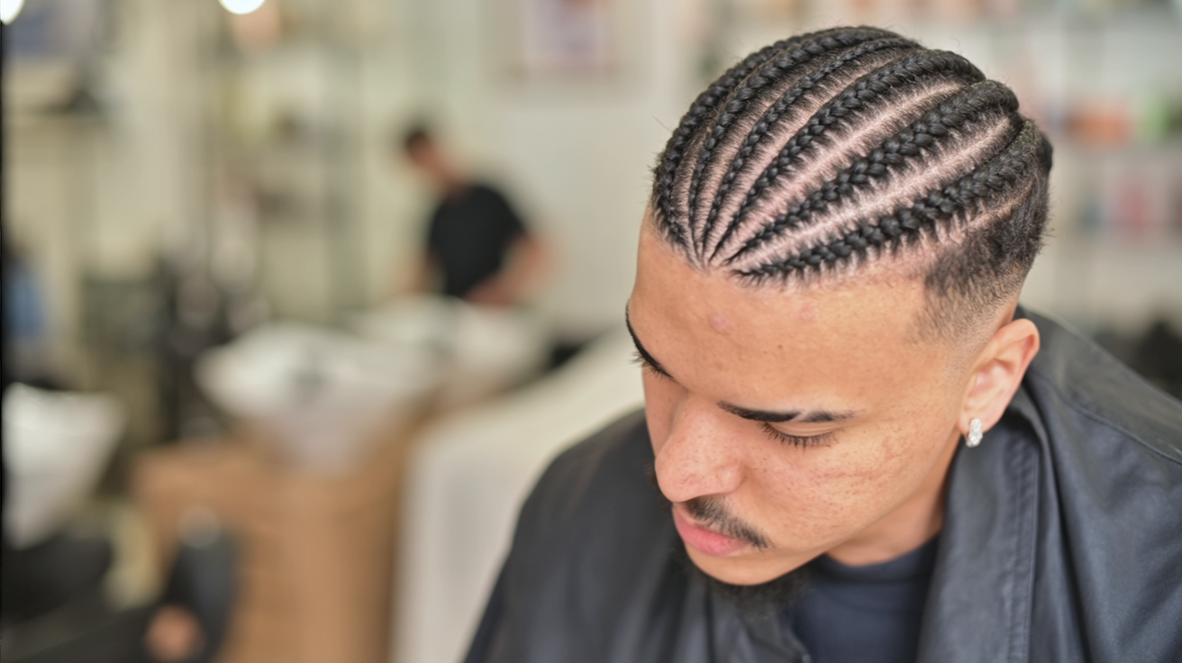 Men’s Cornrows – Round Rock African Hair Braiding